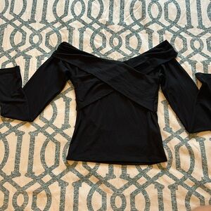 Forever 21 Off-the-shoulder long sleeve top